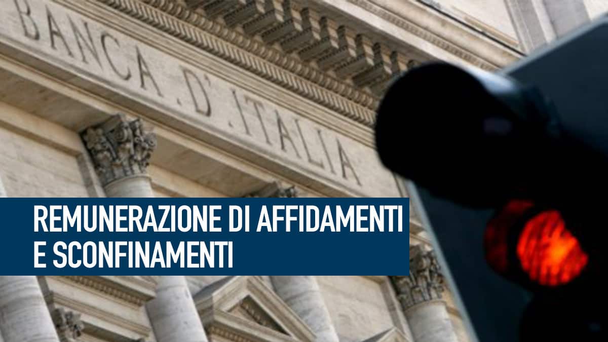 Remunerazione di affidamenti e sconfinamenti.